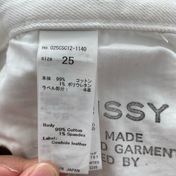 Moussy Vintage Mid-Rise Skinny White Distressed Denim Jeans - Picture 12 of 15